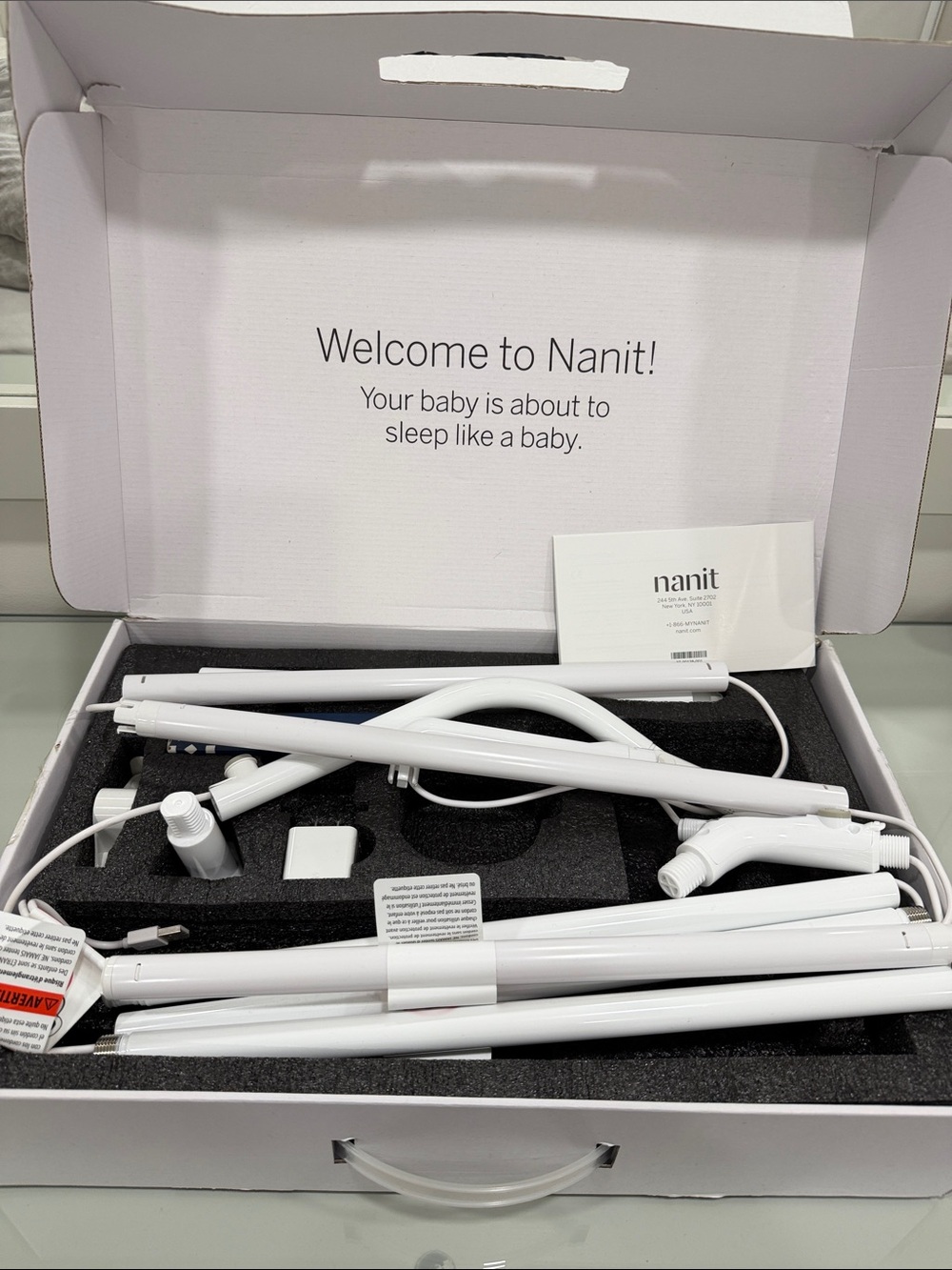 Nanit White Camera Mount & Accessory Kit